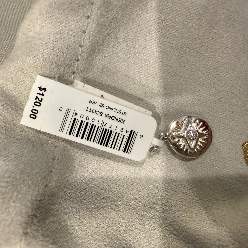 Kendra Scott Sterling Silver Pendant and bracelet new with tags